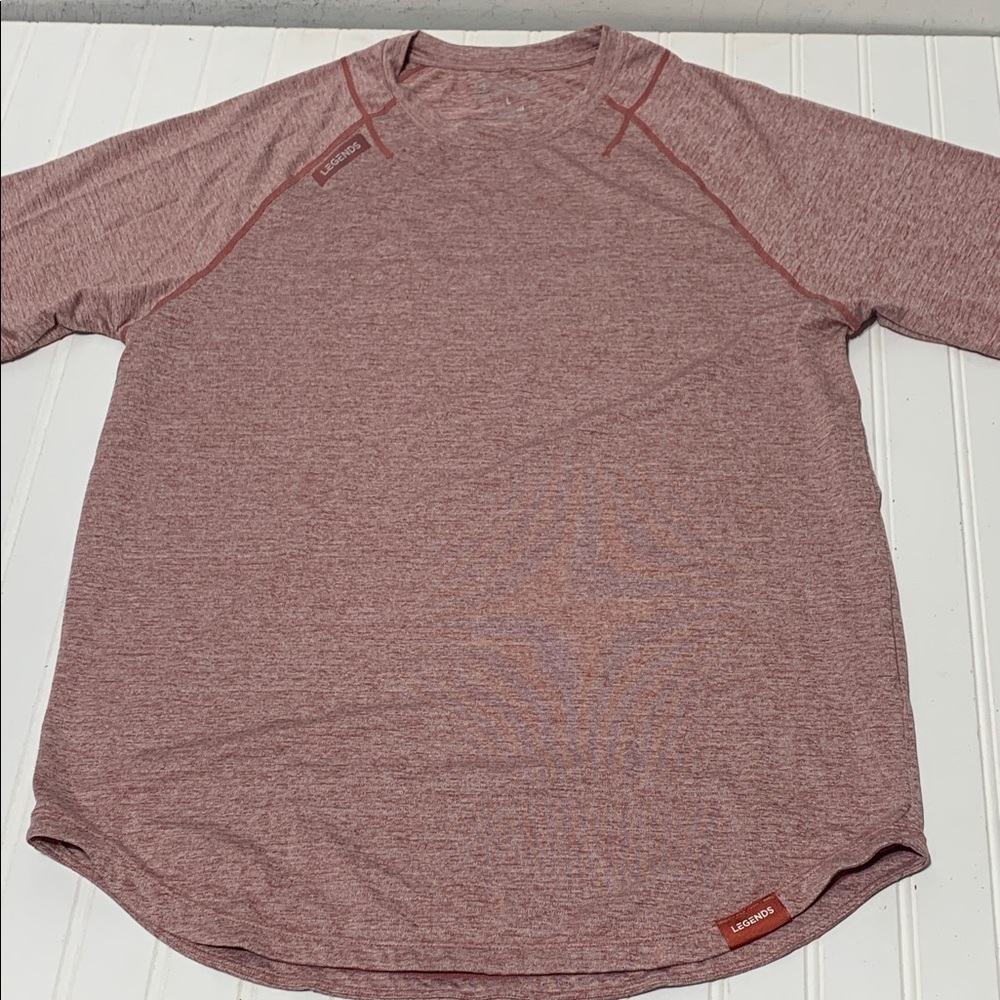Legends Enzo Heather Ruby Red Men's Athletic Shirt